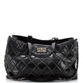 CHANEL Boy Shopping Tote Quilted Glazed Calfskin Large