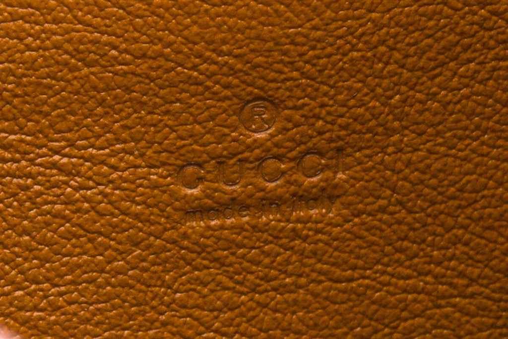 Gucci Brown Marmont Cross-Body Wallet on Chain