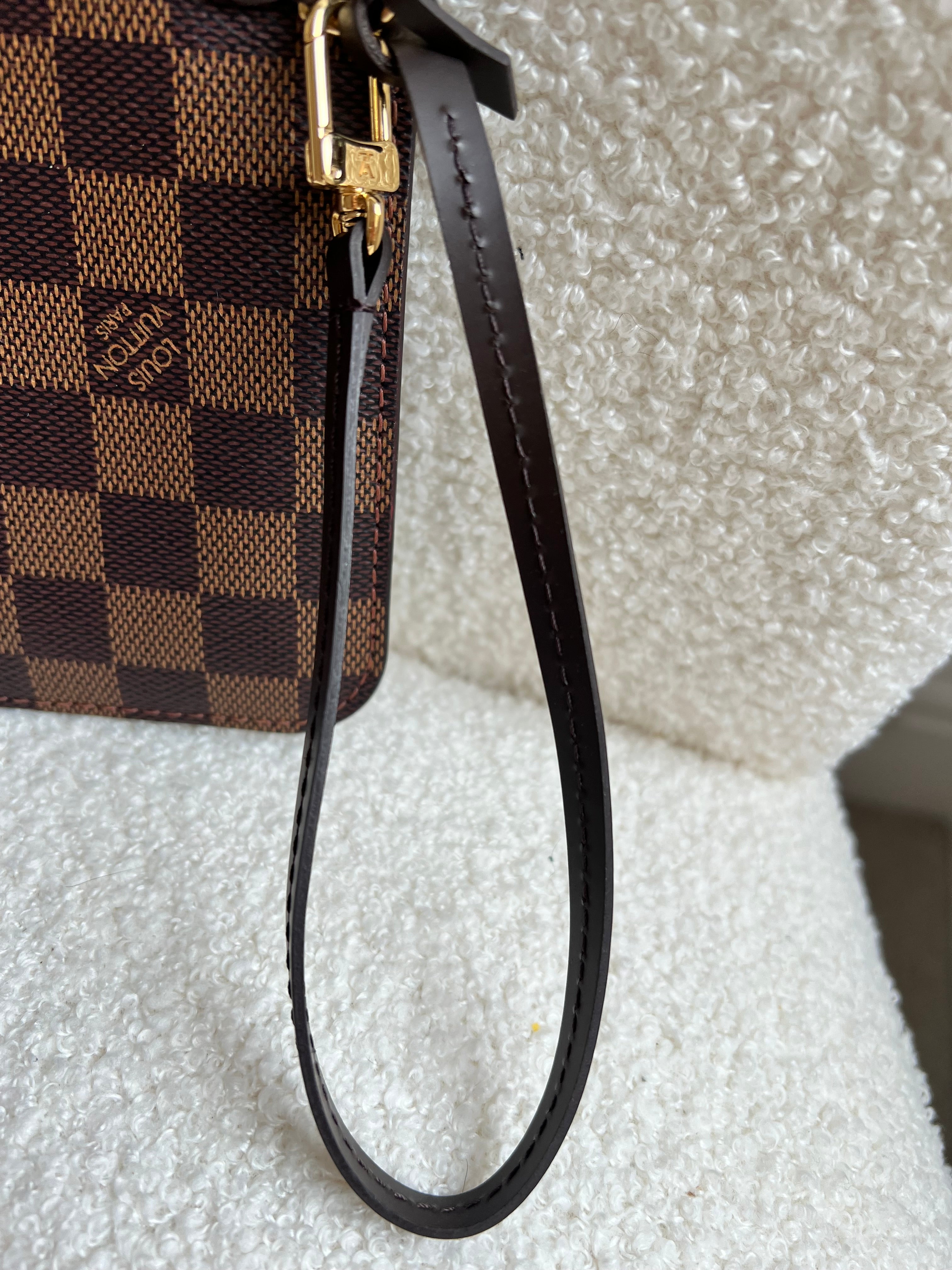 Louis Vuitton Pouch (from Neverfull) in Damier Ebene