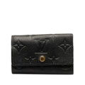 Louis Vuitton Monogram Amplant Multicle 6 Keycase M64421 Noir Black Leather  Louis Vuitton