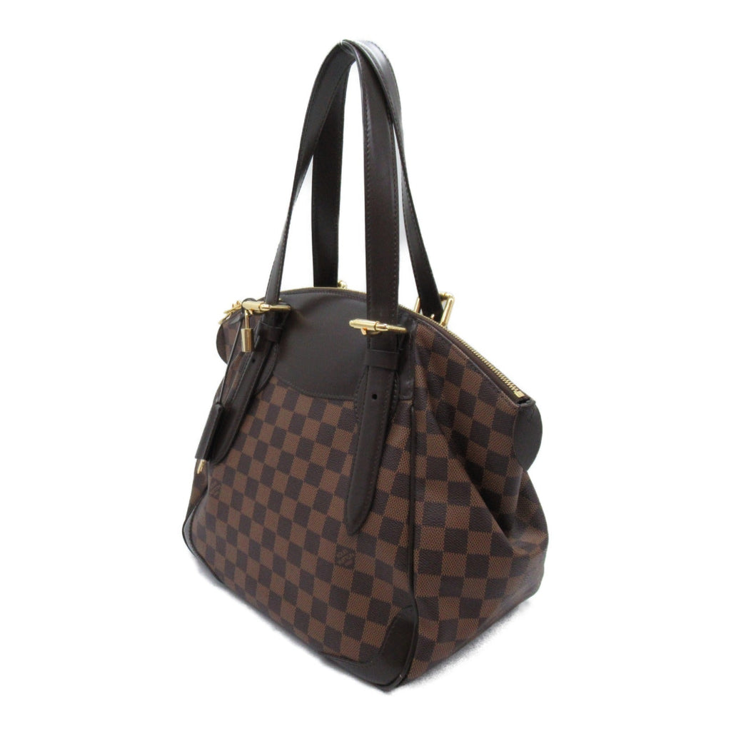 Louis Vuitton Verona MM Shoulder Bag PVC coated canvas Damier  Brown N41118