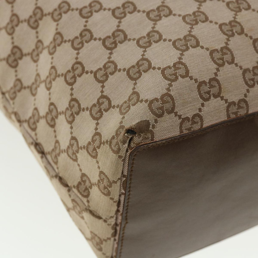 GUCCI GG Canvas Shoulder Bag Beige 1098 35367
