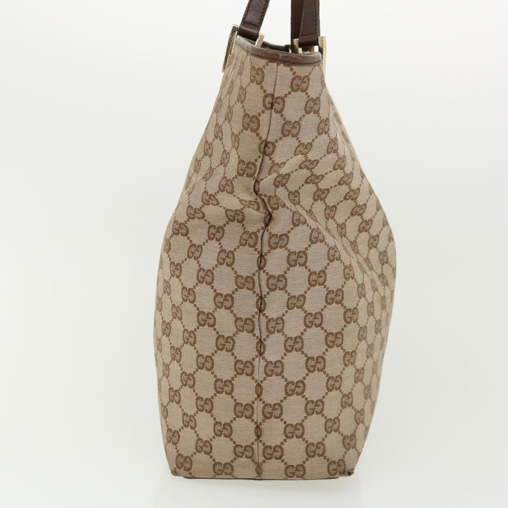 GUCCI GG Canvas Shoulder Bag Beige 1098 35367