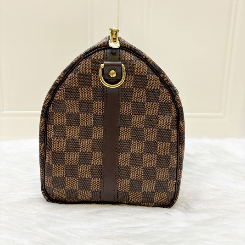 LV Speedy 30 Bandouliere in Damier Ebene Canvas GHW