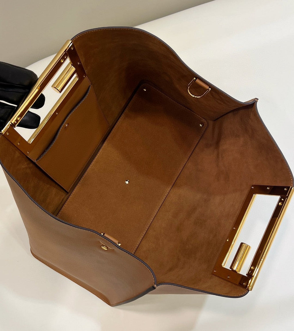 FI Way MeGLAMIum Brown Bag For Woman 29.5cm/11.5in