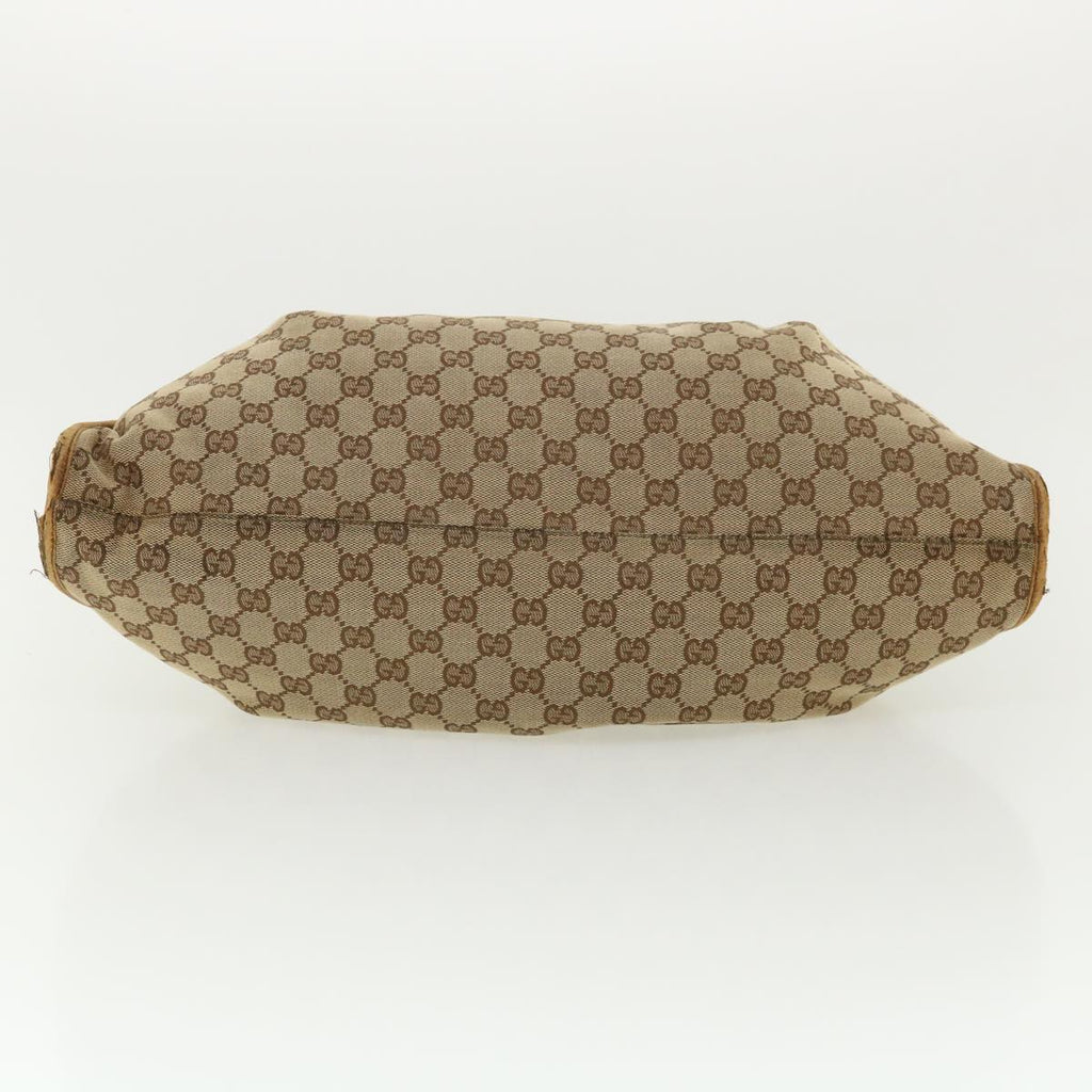 GUCCI GG Canvas Hand Bag Beige 76554 35571
