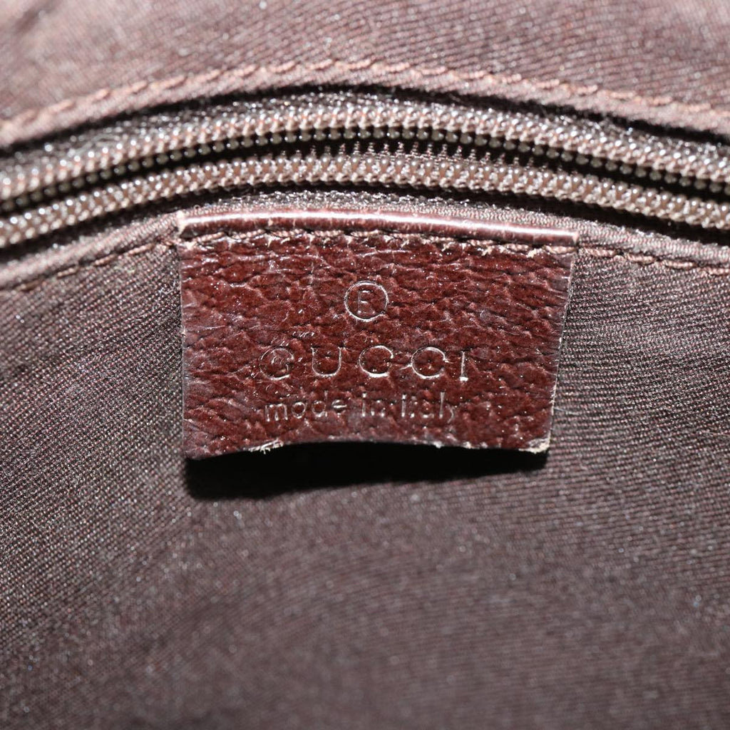 GUCCI GG Canvas Shoulder Bag Beige 121023 35573