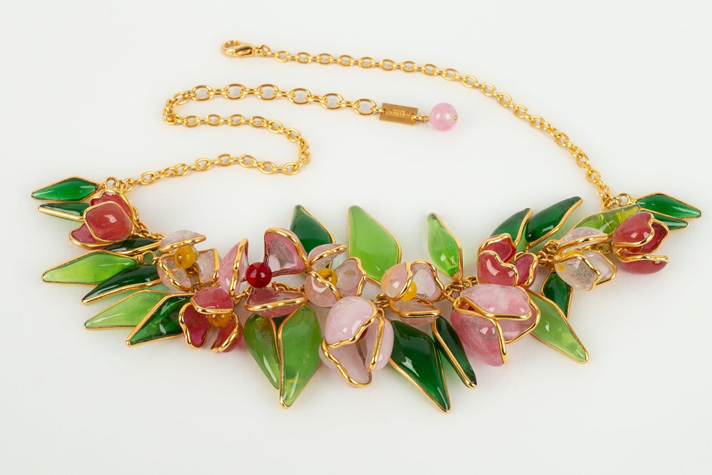 Collier fleurs Augustine