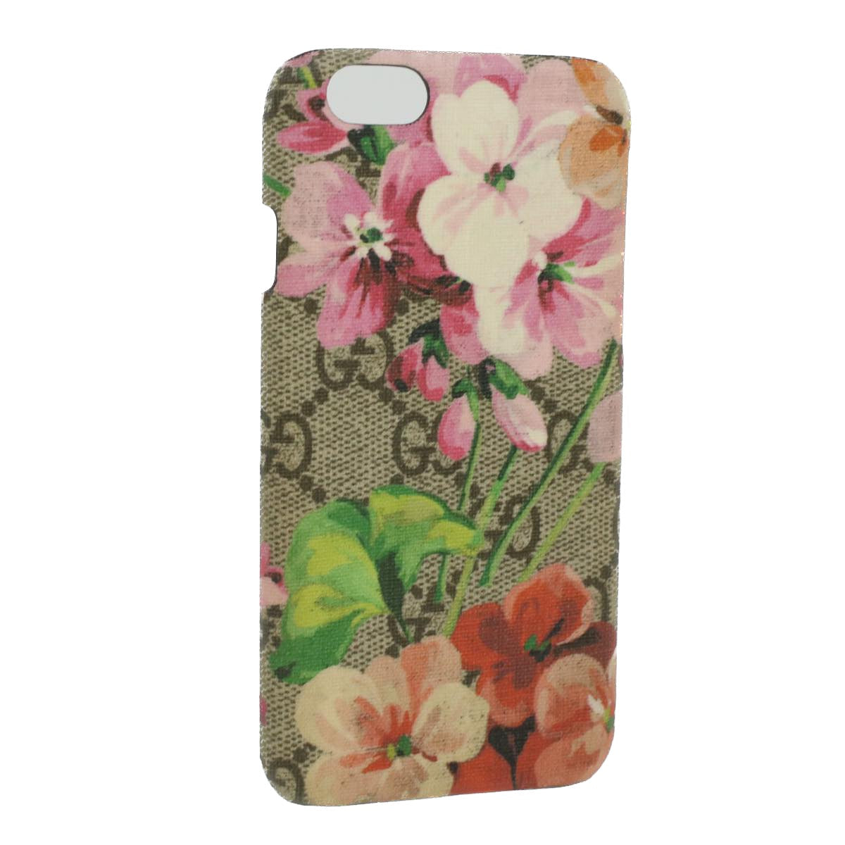 GUCCI GG Canvas Floral Print iPhone 6S Case Beige Pink Green 35630