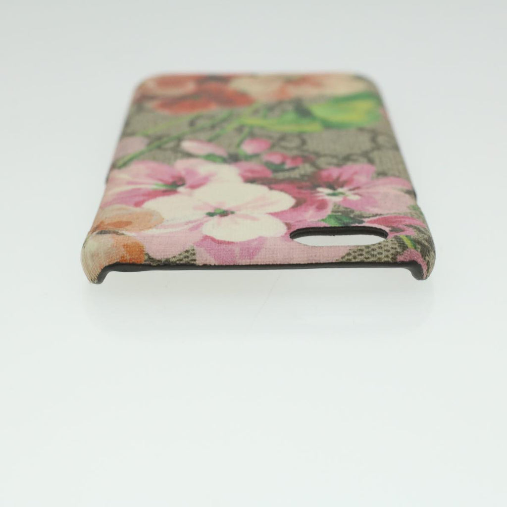 GUCCI GG Canvas Floral Print iPhone 6S Case Beige Pink Green 35630