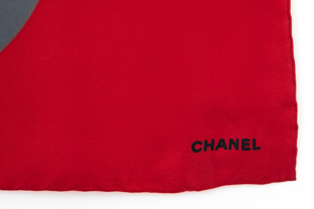 Foulard en soie Chanel