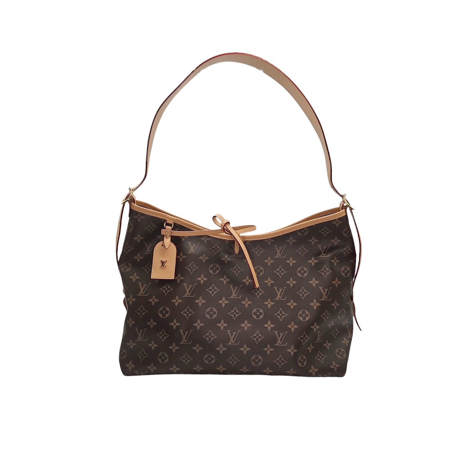 Louis Vuitton Monogram Canvas CarryAll MM Hobo