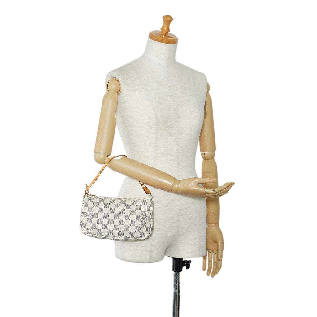 Louis Vuitton Pochette Accessoires Damier Azur Canvas