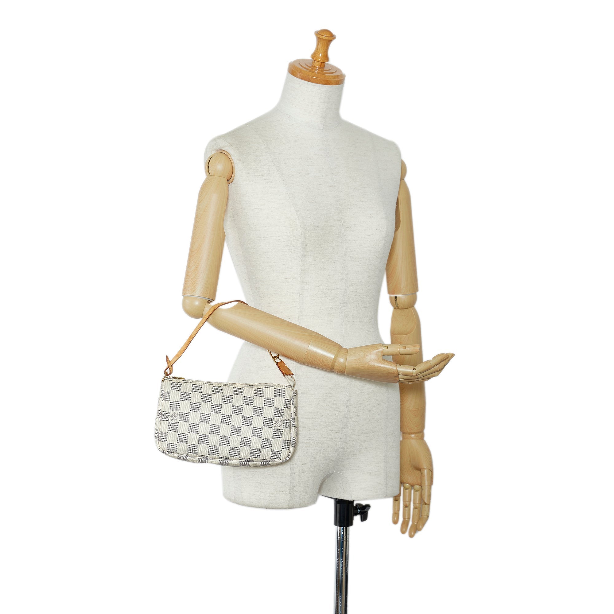 Louis Vuitton Pochette Accessoires Damier Azur Canvas