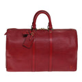 Louis Vuitton Keepall 45  Leather Travel Bag