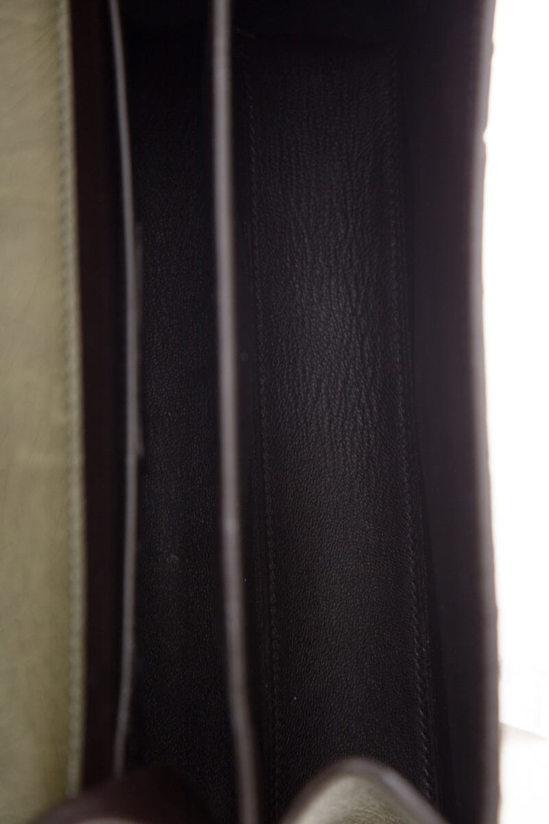 Saint Laurent Green Cassandra Medium Handbag