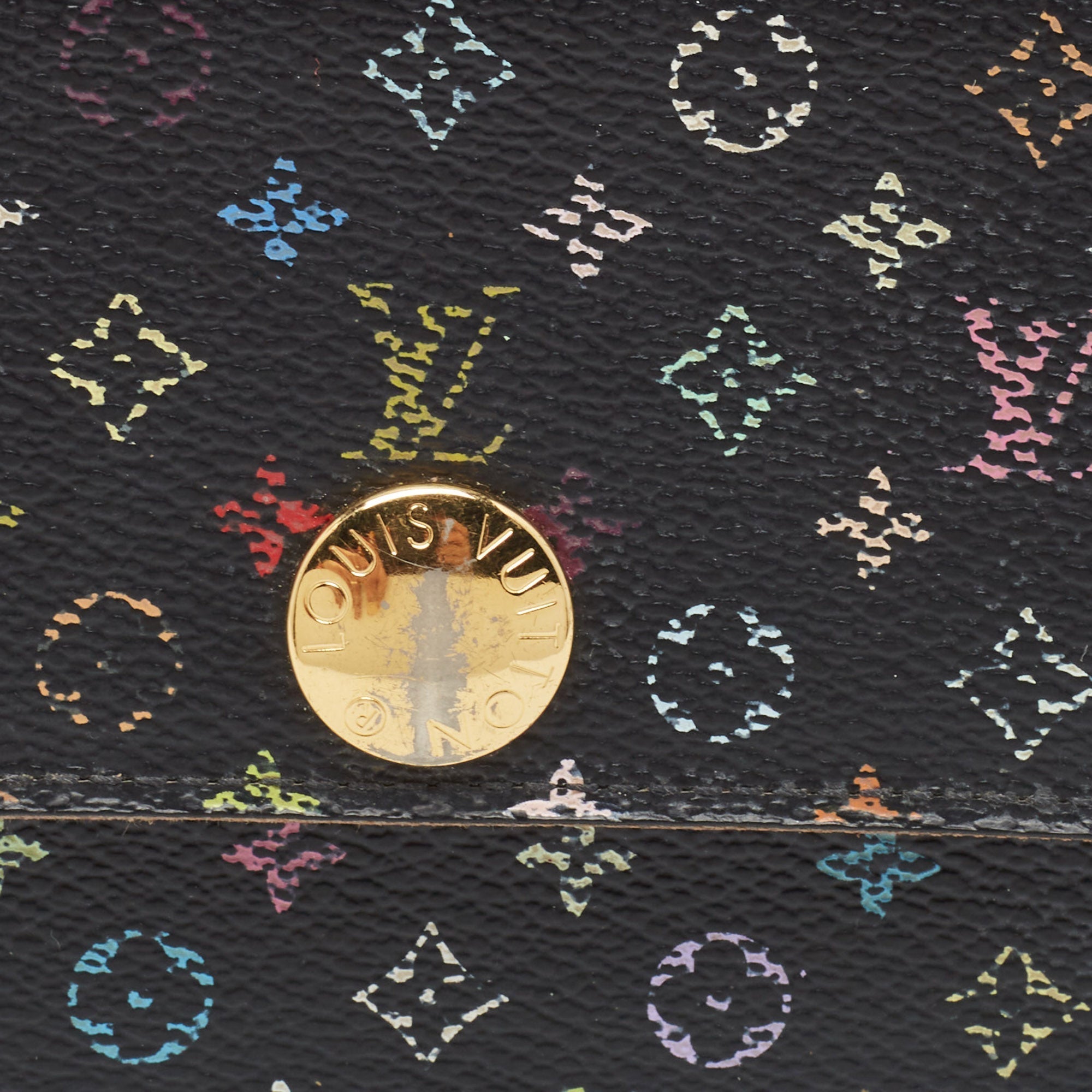 Louis Vuitton  Monogram Multicolore Canvas Sarah Wallet