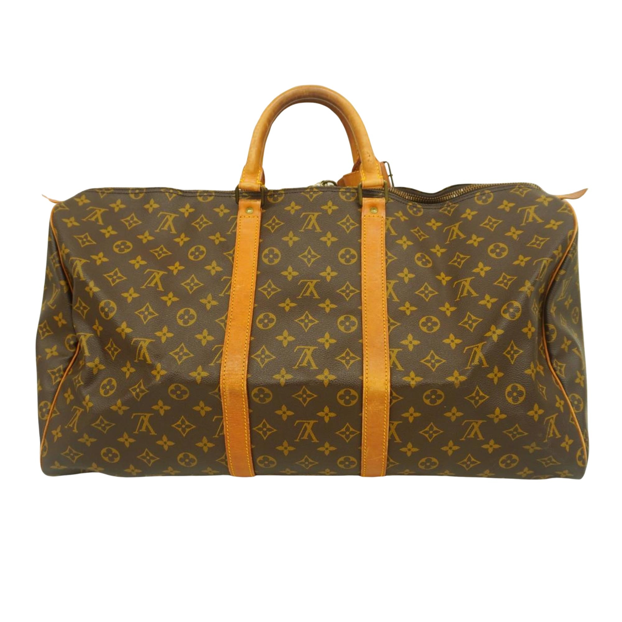 Louis Vuitton Keepall 55  Canvas Travel Bag ()