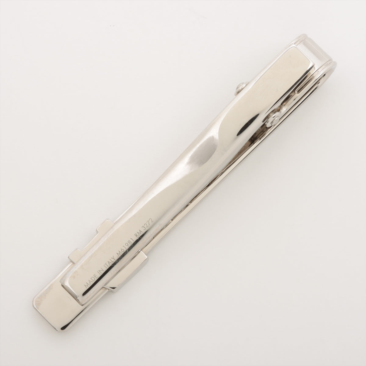 Louis Vuitton M61981 Pancravat LV Initial RM3272 Necktypin GP Silver Necktype