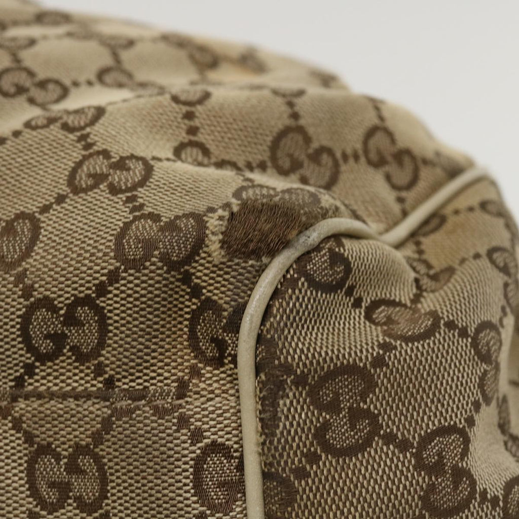 GUCCI GG Canvas Hand Bag 2way Beige 223974 36034