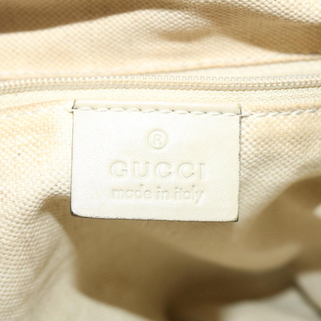 GUCCI GG Canvas Hand Bag 2way Beige 223974 36034