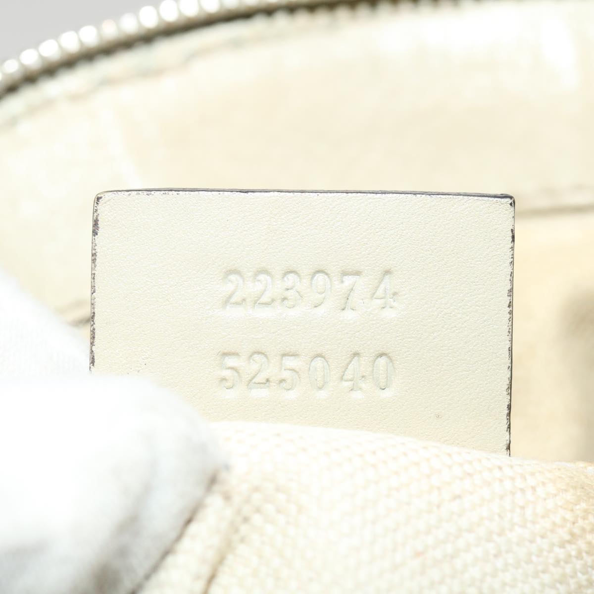 GUCCI GG Canvas Hand Bag 2way Beige 223974 36034