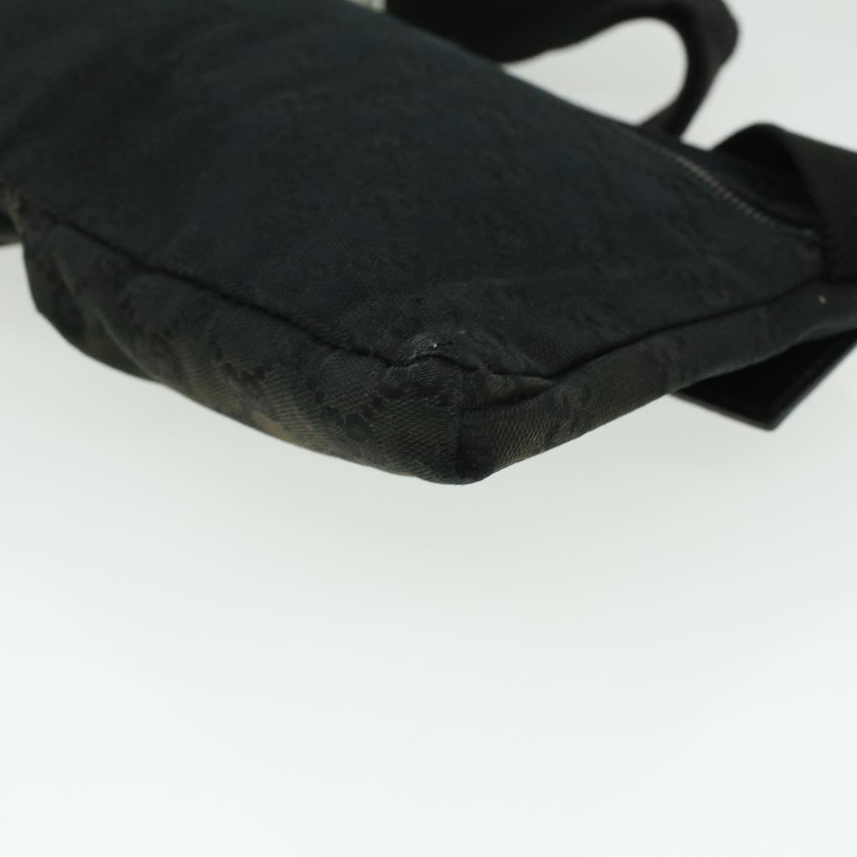 GUCCI GG Canvas Waist Bag Black 28566 36224