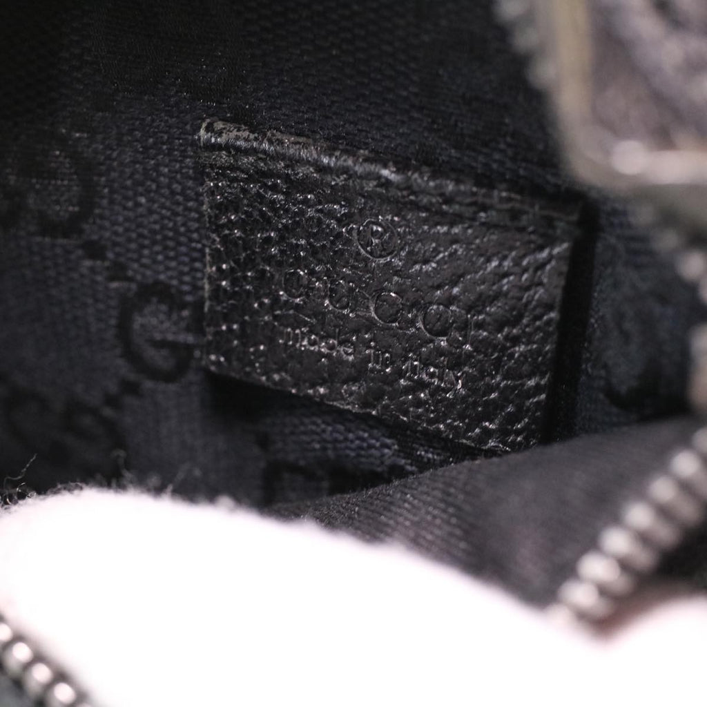 GUCCI GG Canvas Waist Bag Black 28566 36224