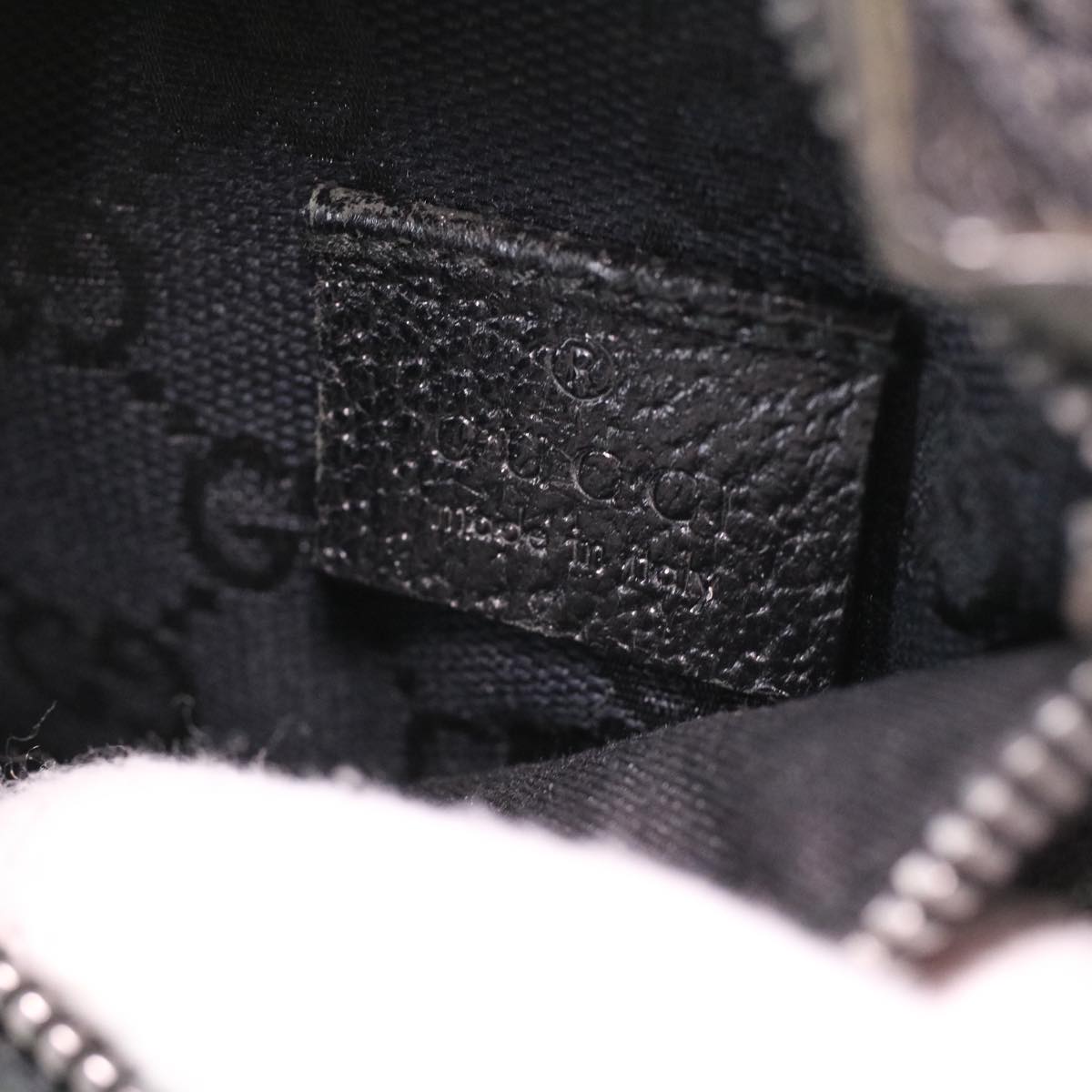 GUCCI GG Canvas Waist Bag Black 28566 36224
