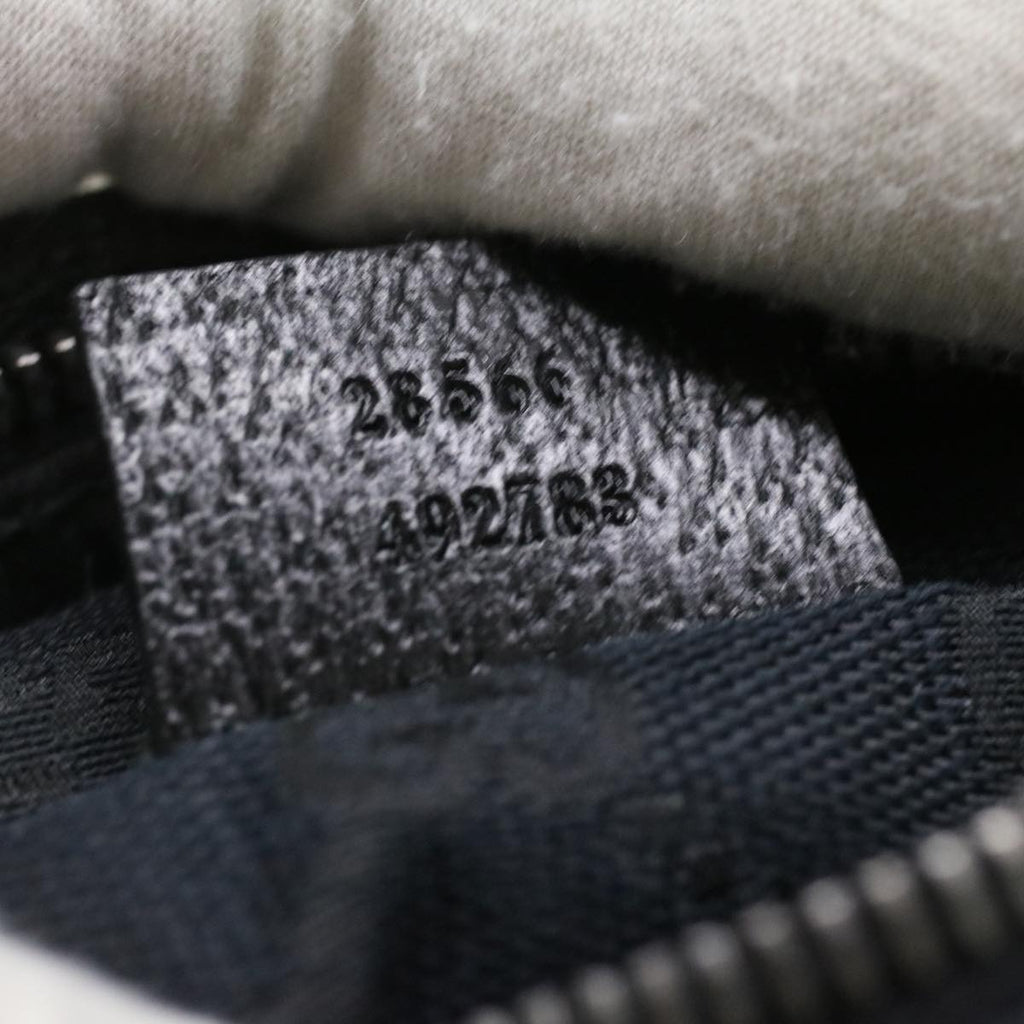GUCCI GG Canvas Waist Bag Black 28566 36224