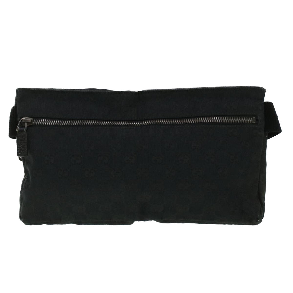 GUCCI GG Canvas Waist Bag Black 28566 36224