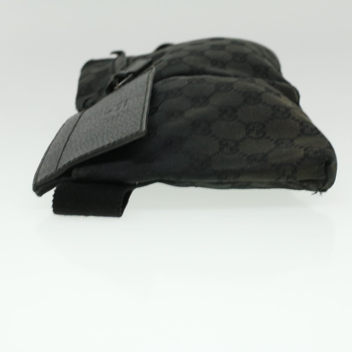 GUCCI GG Canvas Waist Bag Black 28566 36224