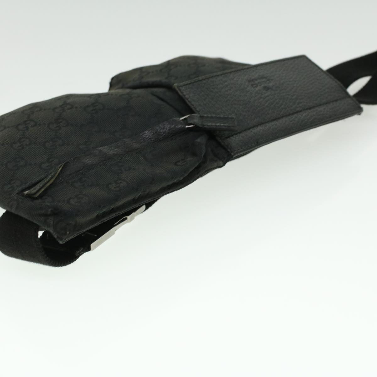 GUCCI GG Canvas Waist Bag Black 28566 36224