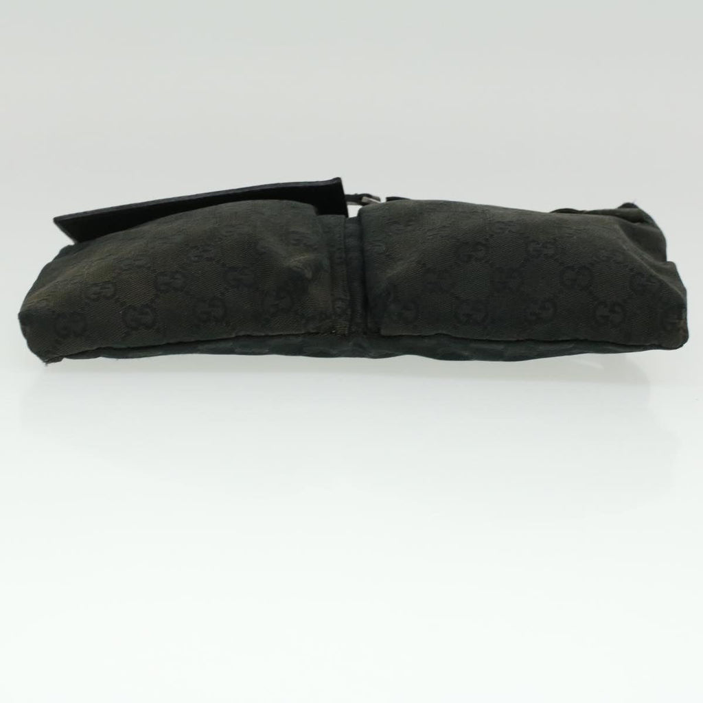 GUCCI GG Canvas Waist Bag Black 28566 36224