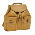 GUCCI Bamboo Backpack Leather Yellow 003.2058.0016 36249