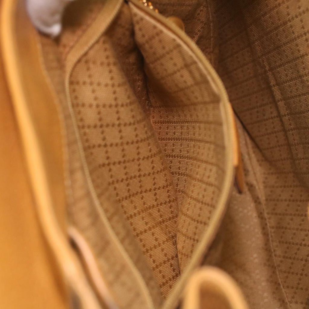GUCCI Bamboo Backpack Leather Yellow 003.2058.0016 36249