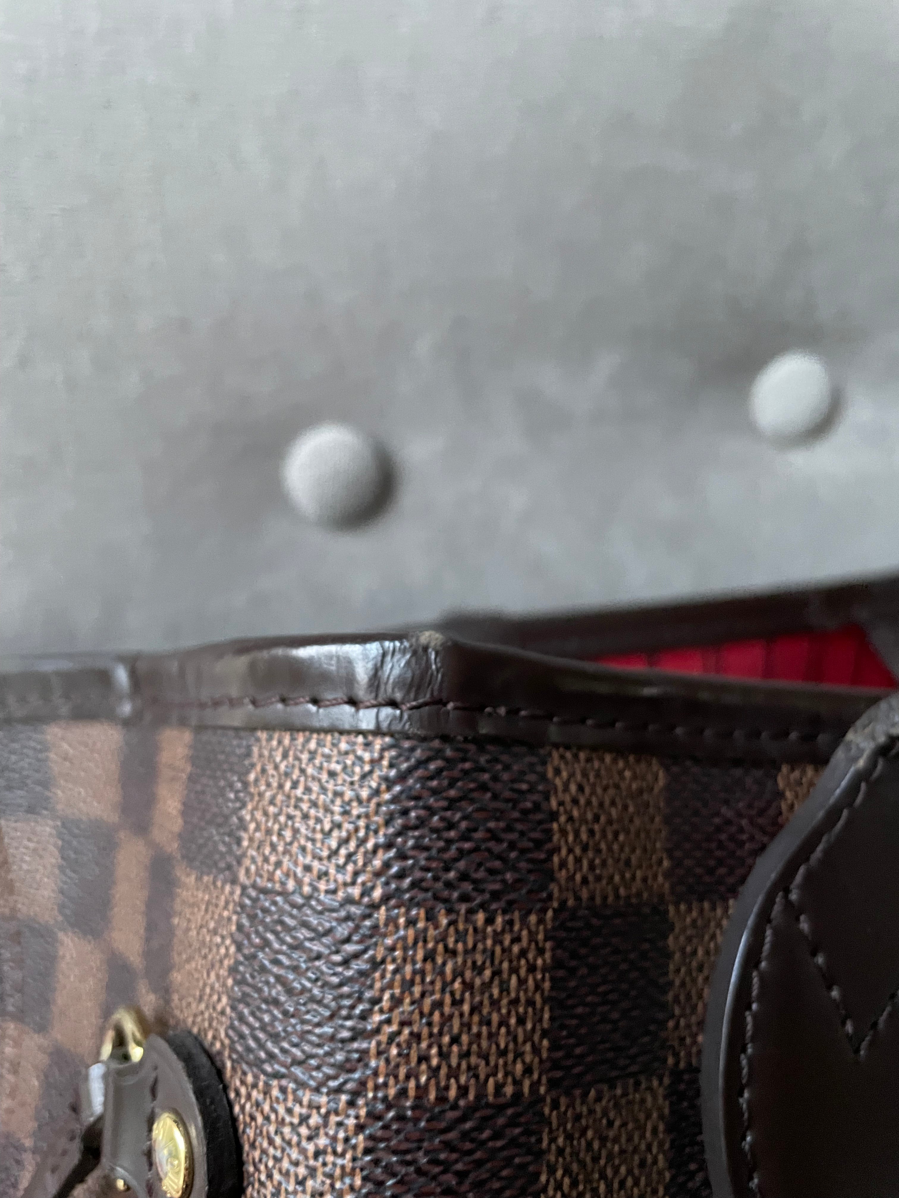 Louis Vuitton Neverfull MM Damier Ebene Cherry Interior (RRP £1,410)