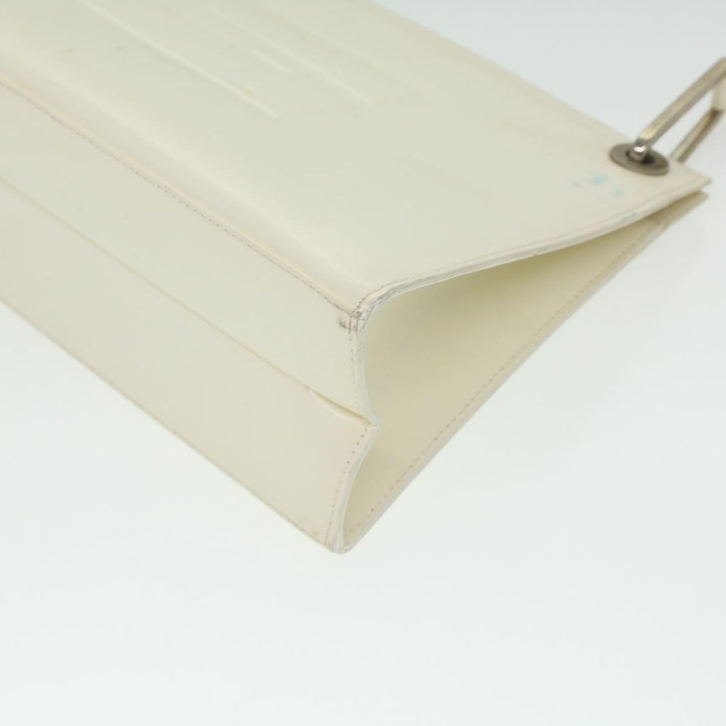 GUCCI Shoulder Bag Enamel White 36383