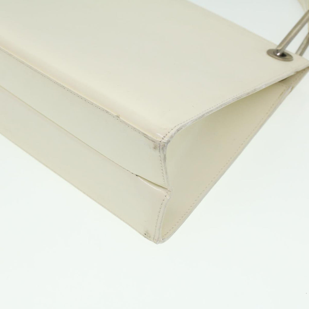 GUCCI Shoulder Bag Enamel White 36383
