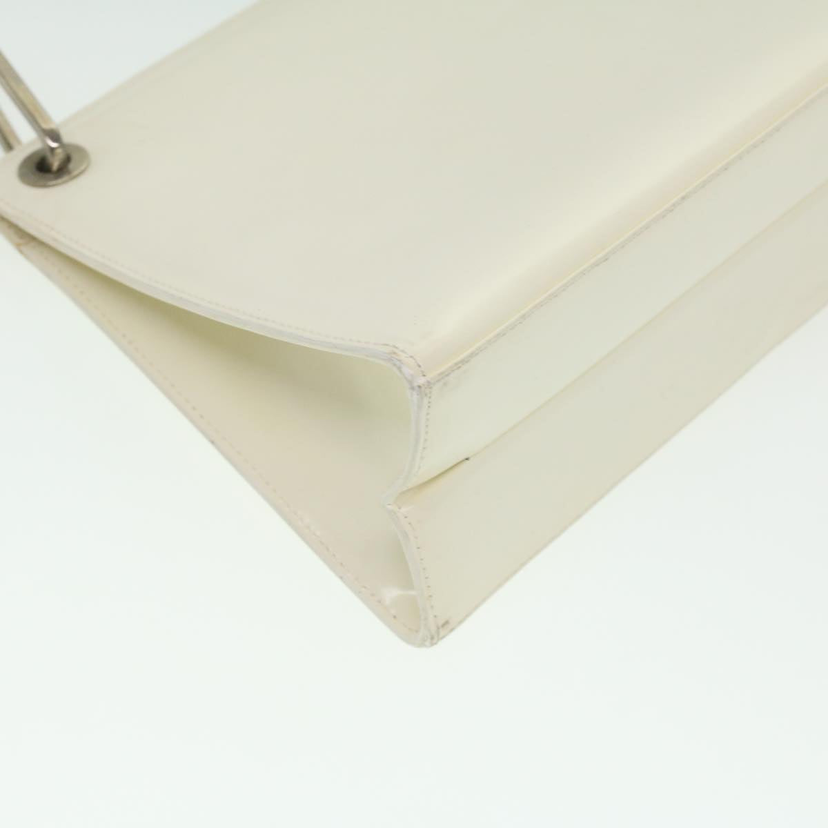 GUCCI Shoulder Bag Enamel White 36383