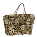 FENDI Pattern Tote Bag fur Brown 36778BH005010 36403
