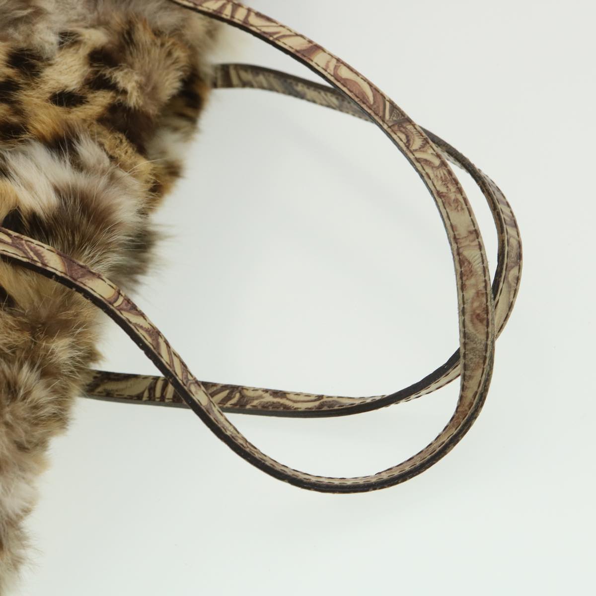 FENDI Pattern Tote Bag fur Brown 36778BH005010 36403