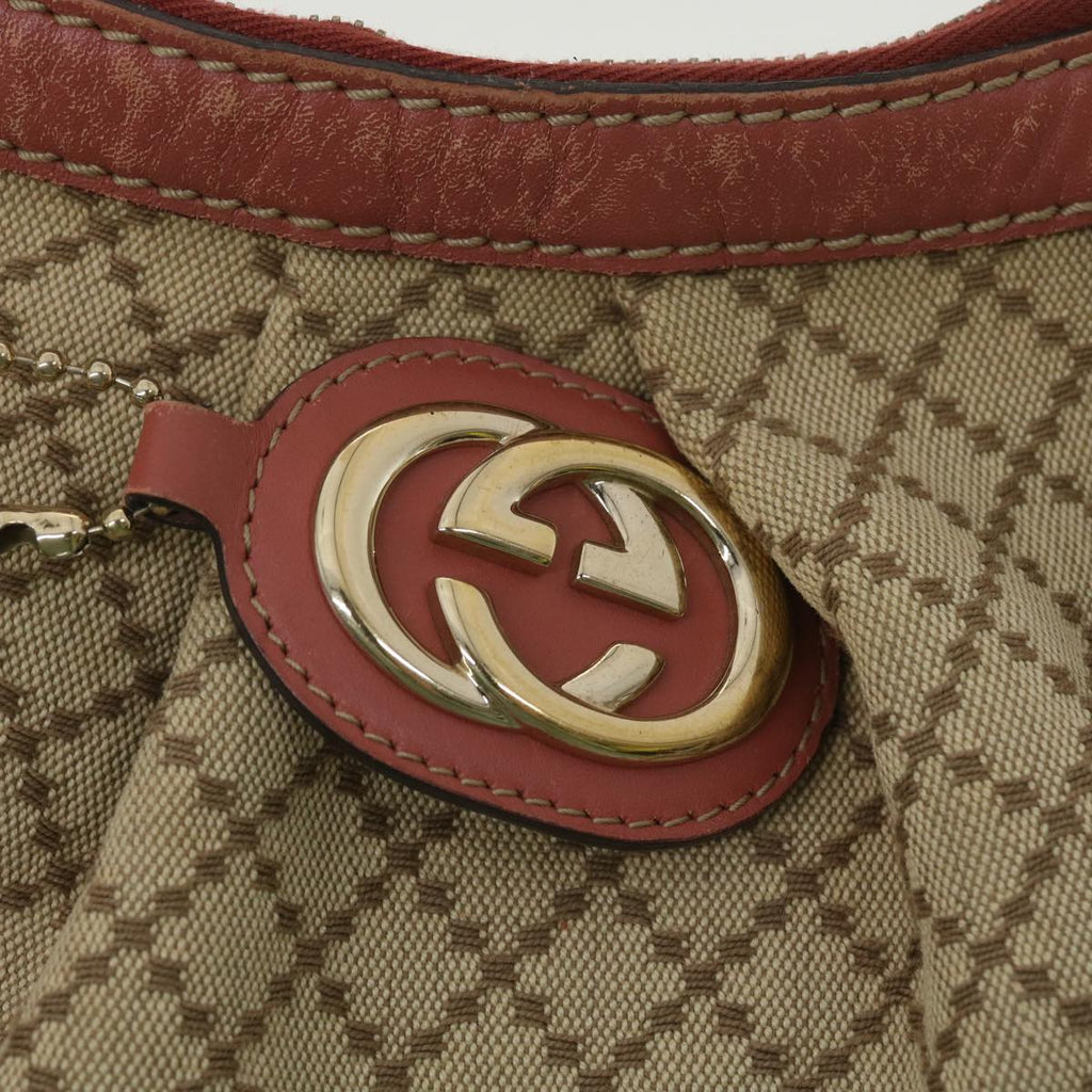 GUCCI Shoulder Bag Canvas Beige 232955 36404