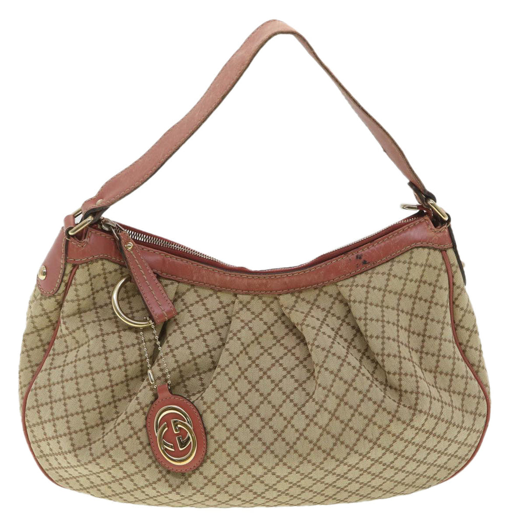 GUCCI Shoulder Bag Canvas Beige 232955 36404