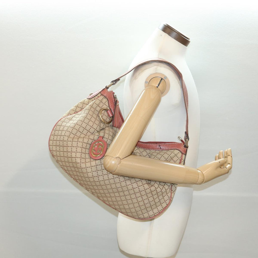 GUCCI Shoulder Bag Canvas Beige 232955 36404