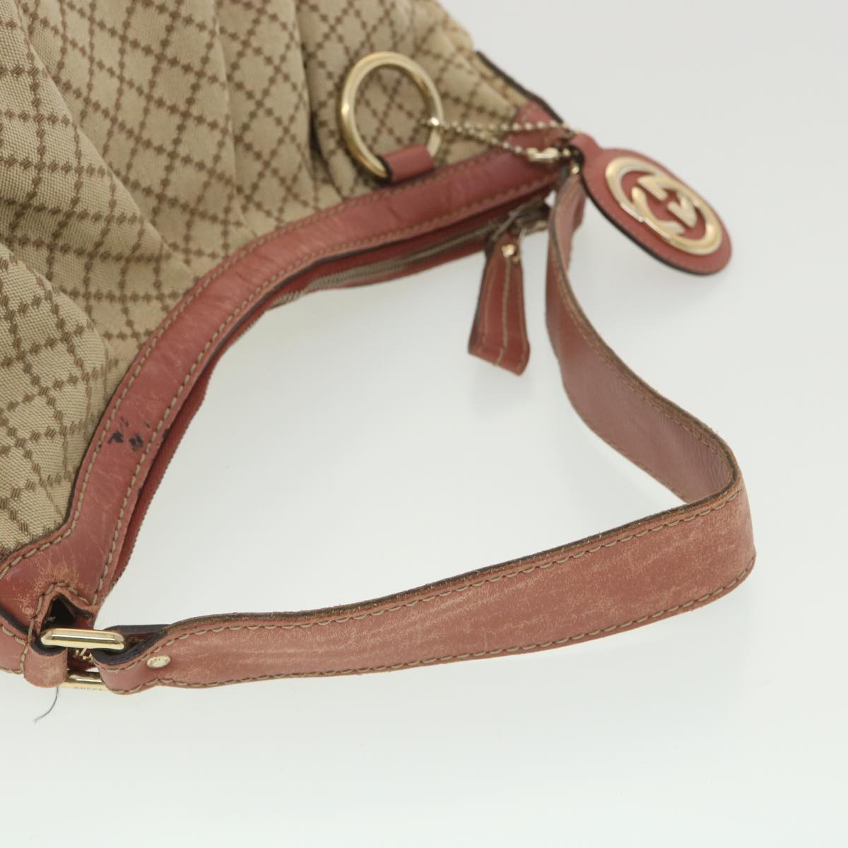 GUCCI Shoulder Bag Canvas Beige 232955 36404