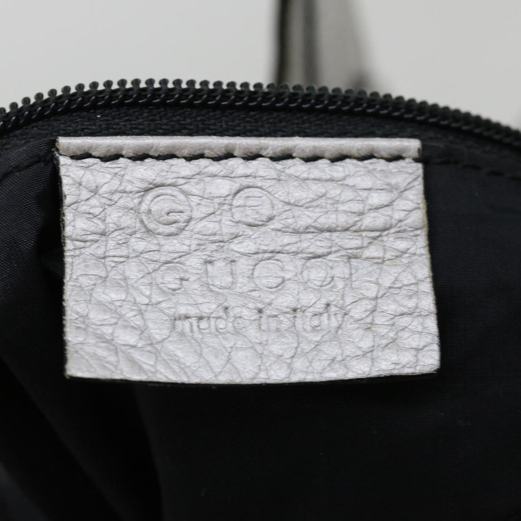 GUCCI GG Canvas Hand Bag Silver 2683757 36427