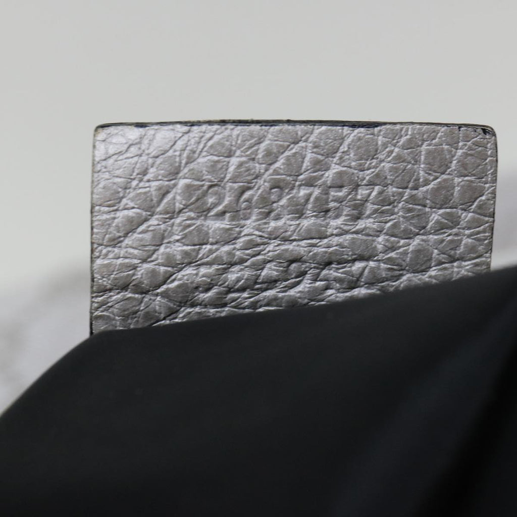 GUCCI GG Canvas Hand Bag Silver 2683757 36427