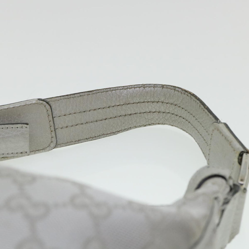 GUCCI GG Canvas Hand Bag Silver 2683757 36427