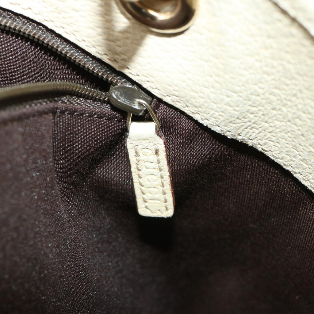 GUCCI GG Canvas Hand Bag Beige Brown 120836 36429